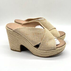 Chinese Laundry‎ Womens Size 7 Espadrilles Wedge Platforms Sandals Shoes